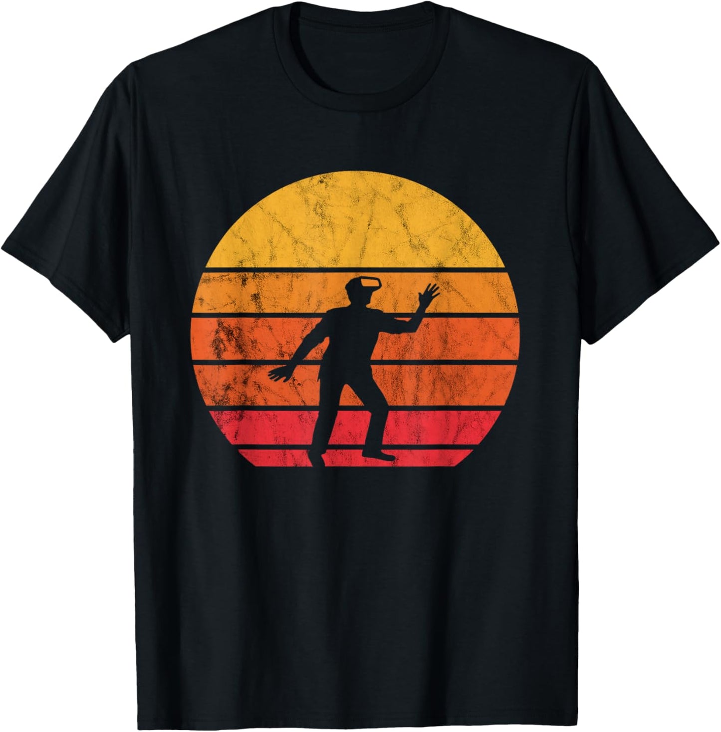 Vintage Retro VR Developer VR Gaming Virtual Reality T-Shirt - T-Shirt | Black