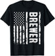 Brewer Last Name Funny Surname Team Brewer Family Reunion T-Shirt - T-Shirt | Black