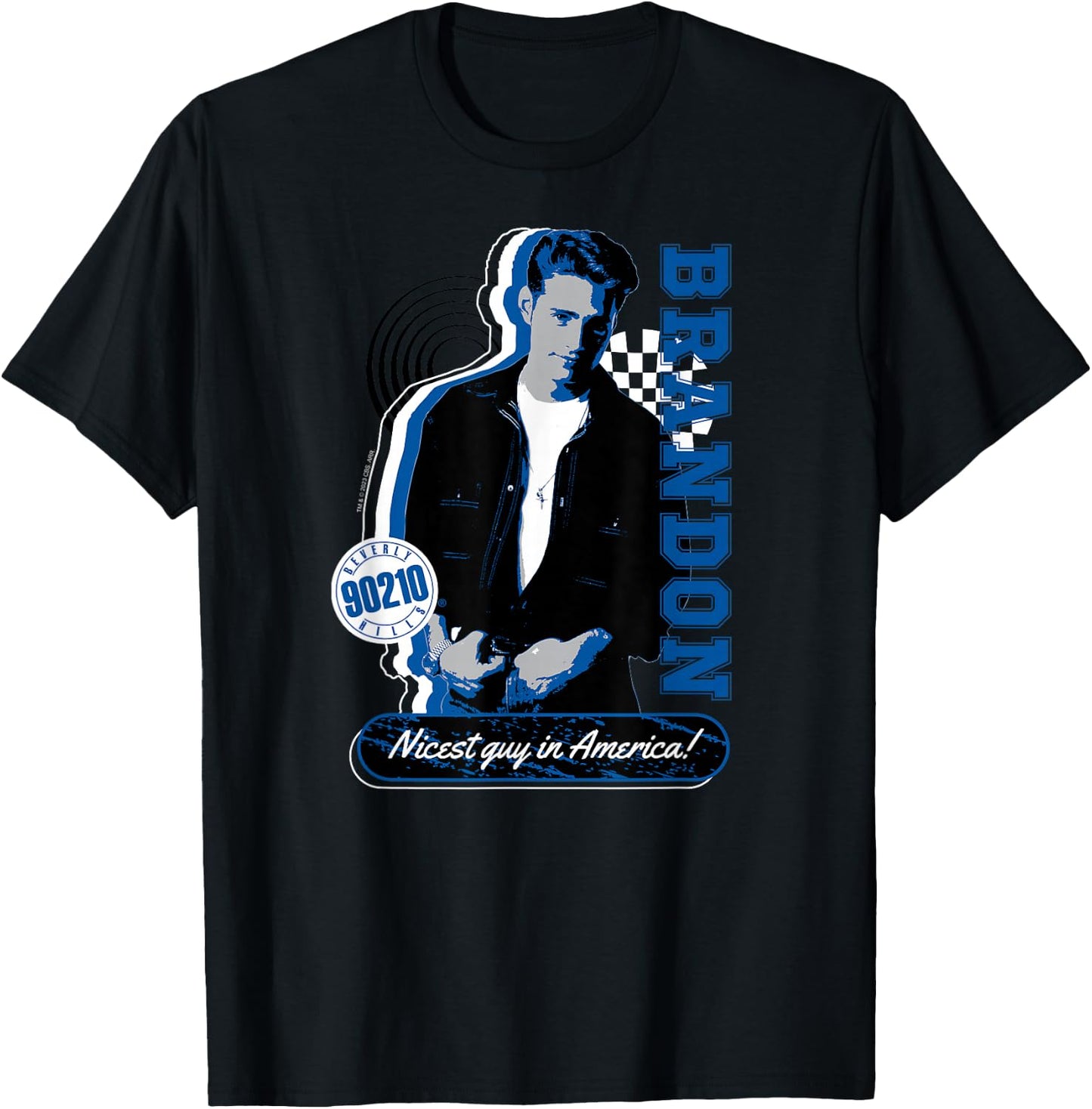 Beverly Hills 90210 - Brandon Nicest Guy In America T-Shirt - T-Shirt | Black