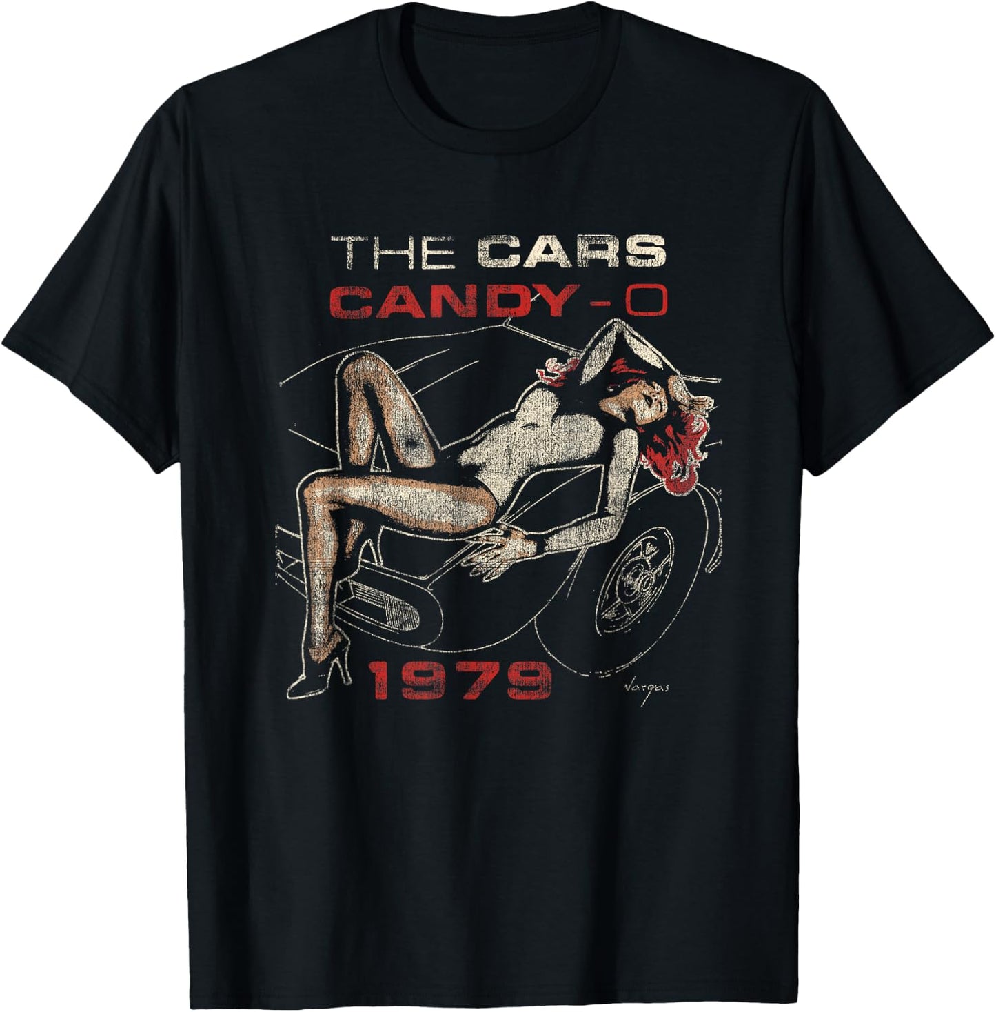 The Cars - Candy-O Vintage 1979 T-Shirt - T-Shirt | Black