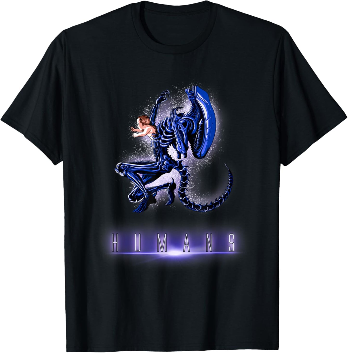 Humans Xenomorph Alien Baby T-Shirt - T-Shirt | Black