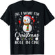 I Want For Christmas Is A Hole In One Golf Ball Snowman Xmas T-Shirt - T-Shirt | Black