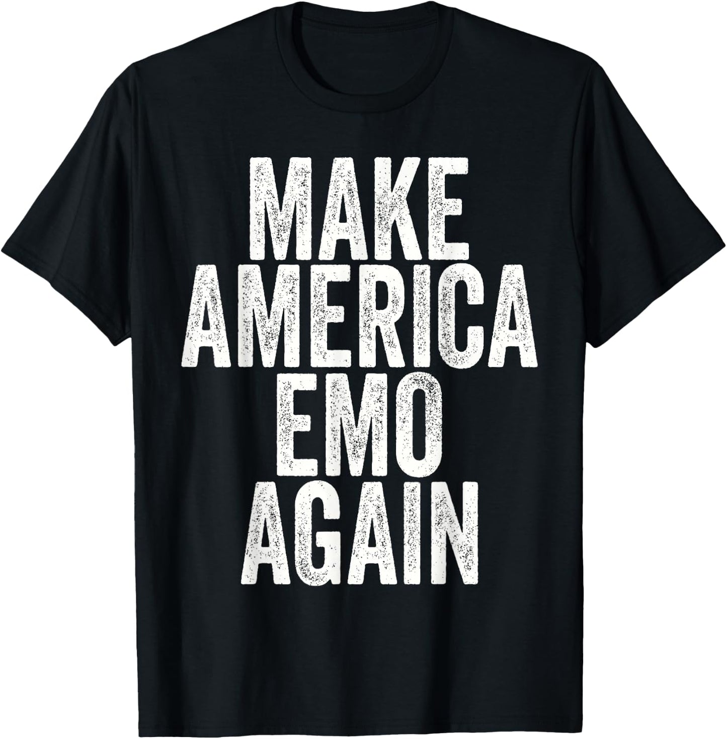 Make America Emo Again T-Shirt - T-Shirt | Black