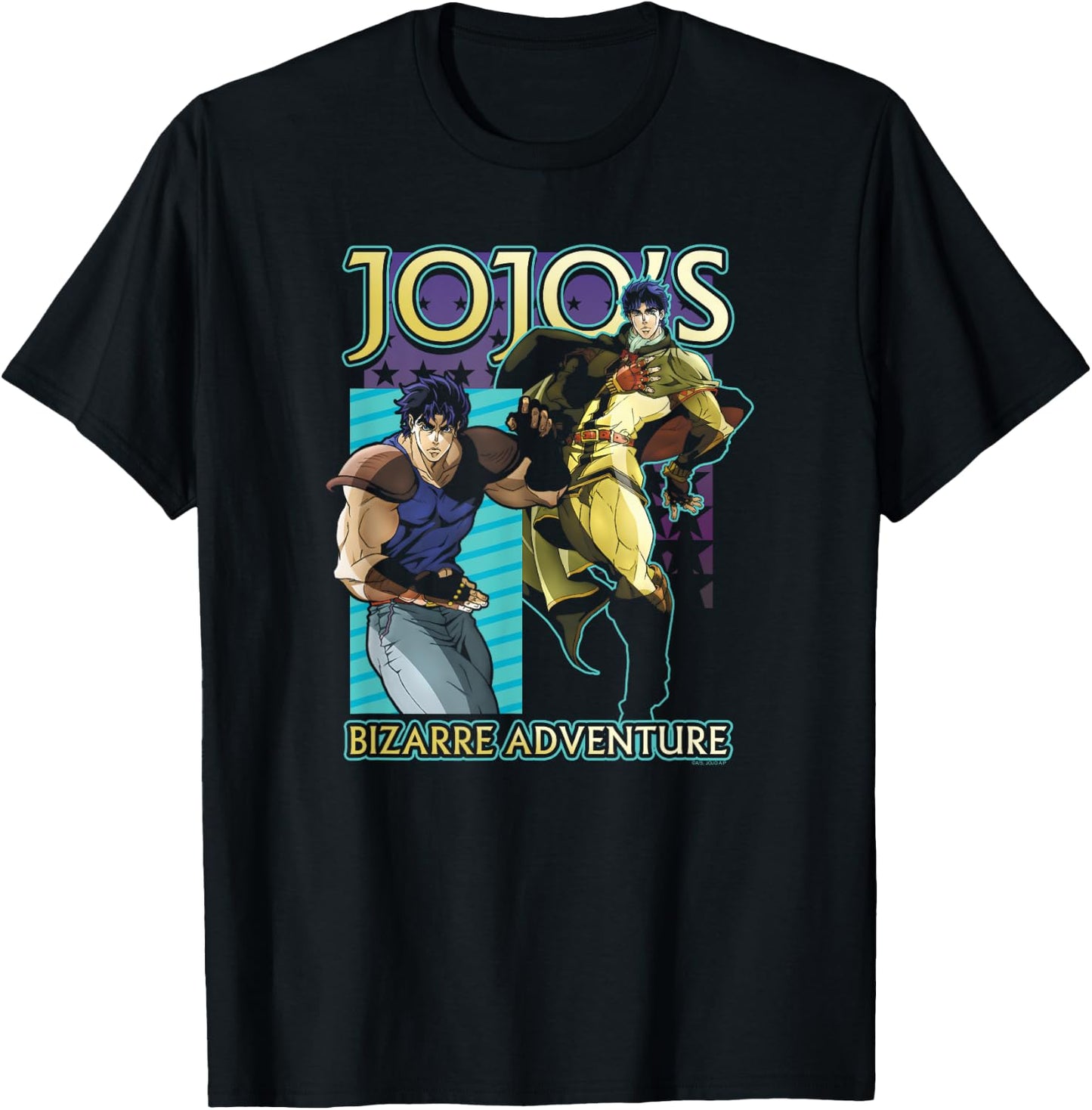 JoJo's Bizarre Adventure Phantom Blood Jonathan Joestar Pose T-Shirt - T-Shirt | Black