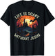 Christian Halloween Jesus Christ Trick Or Treat Christianity T-Shirt - T-Shirt | Black