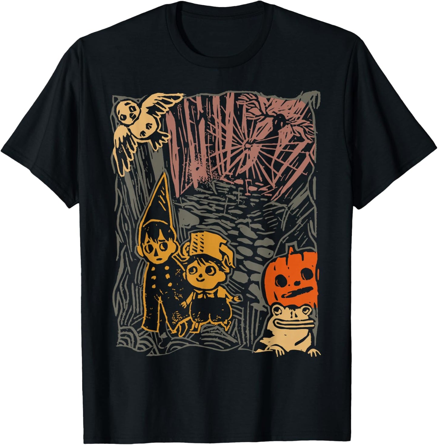 Spooky Pottsfield Harvest Festival Pumpkin Vibes Halloween T-Shirt - T-Shirt | Black