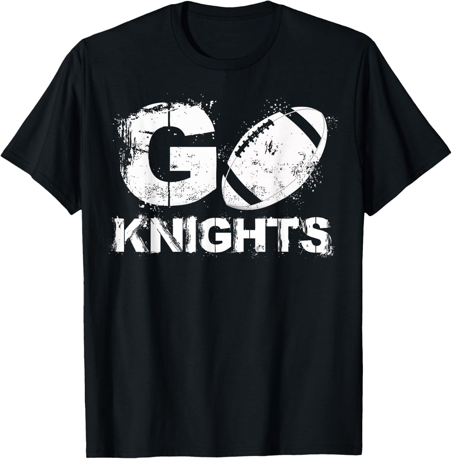 Football Go Knights T-Shirt - T-Shirt | Black