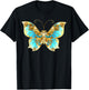 Steampunk Gears Butterfly T-Shirt - T-Shirt | Black