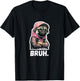 Pug says Bruh - Moody Cool Pug Funny Dog Pugs Lover T-Shirt - T-Shirt | Black
