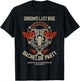 Groom's Last Ride, Retro Motorcycle Bachelor Party 2/2 Squad T-Shirt - T-Shirt | Black