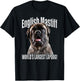 English Mastiff - World’s Largest Lapdog! - English Mastiff T-Shirt - T-Shirt | Black