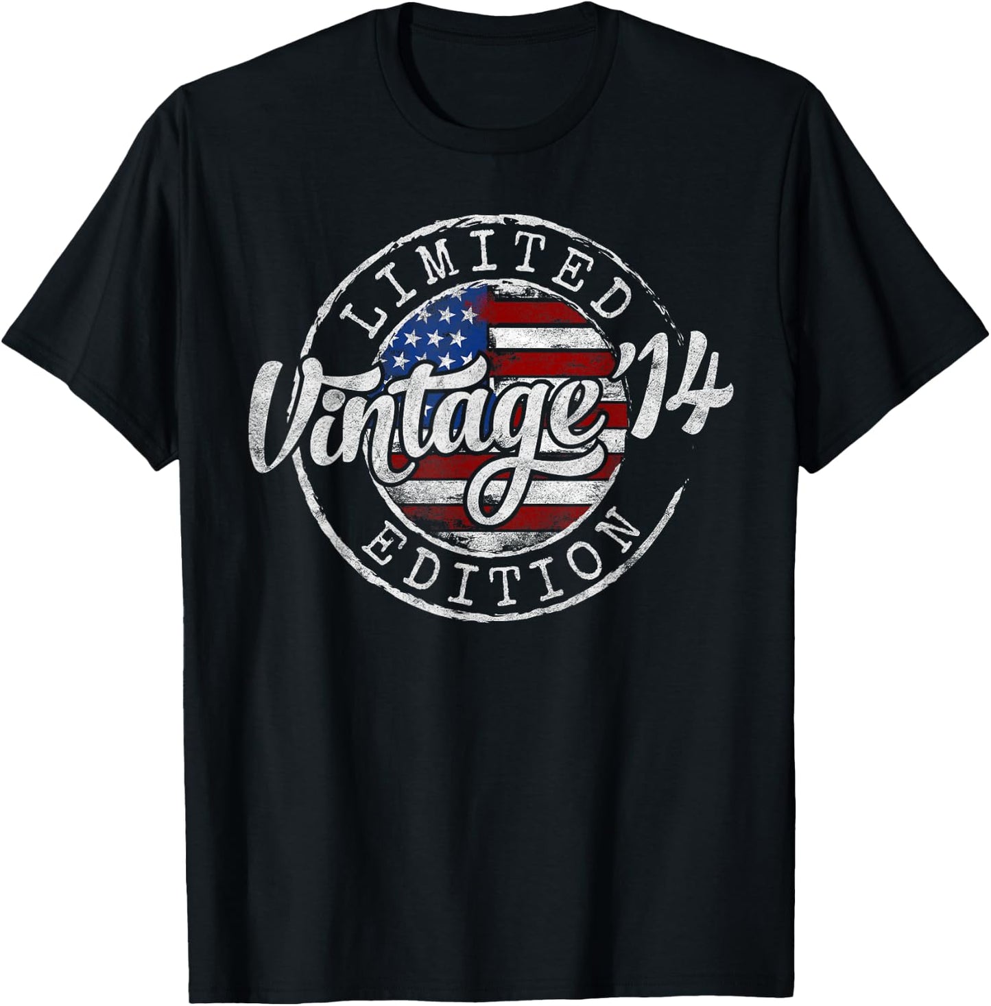 Vintage 2014 11th Birthday Gifts for Boy Girl 11 Year Old T-Shirt - T-Shirt | Black