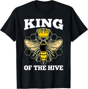 Beekeeper Dad Beekeeping Honeybee Beehive Bee Lover T-Shirt - T-Shirt | Black