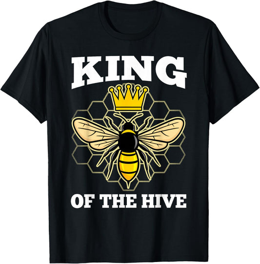 Beekeeper Dad Beekeeping Honeybee Beehive Bee Lover T-Shirt - T-Shirt | Black
