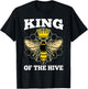 Beekeeper Dad Beekeeping Honeybee Beehive Bee Lover T-Shirt - T-Shirt | Black