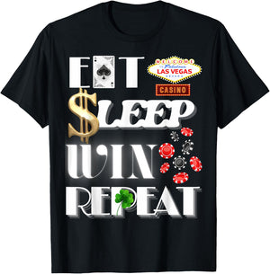 Funny Las Vegas Casino Trip Party Couple Family Matching T-Shirt - T-Shirt | Black