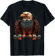 Eagle Weightlifting Funny Fitness Gym Eagle T-Shirt - T-Shirt | Black