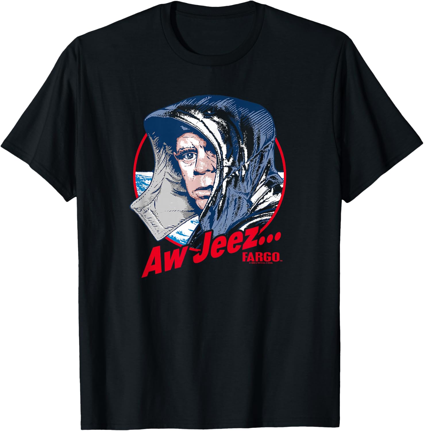 Fargo Aw Jeez T-Shirt - T-Shirt | Black