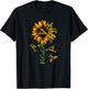 Pilates sunflower Reformer Pilates flower T-Shirt - T-Shirt | Black