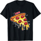 I Love Pizza for Pizza Lovers Men Women Kids T-Shirt - T-Shirt | Black