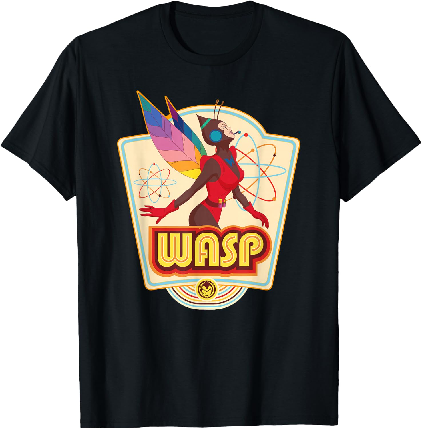 Marvel Avengers Wasp Comic Retro Vintage Iconic T-Shirt - T-Shirt | Black