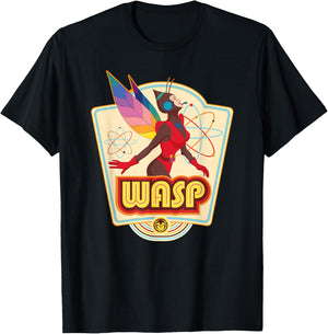 Marvel Avengers Wasp Comic Retro Vintage Iconic T-Shirt - T-Shirt | Black