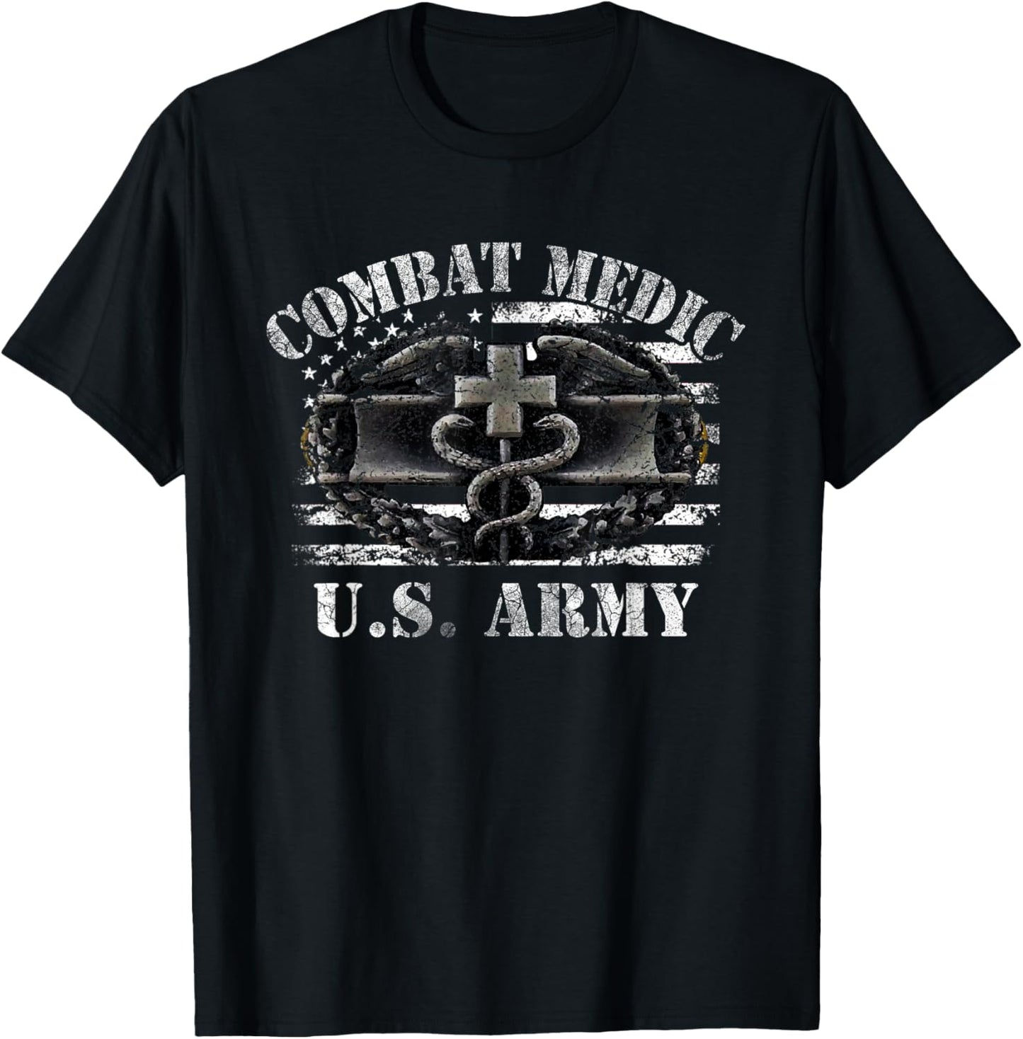 US ARMY 68W Combat Medic, Perfect Veteran Medical Military T-Shirt - T-Shirt | Black