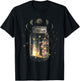 Fireflies Bugs In Jar Firefly Lightning Insects Of Biology T-Shirt - T-Shirt | Black