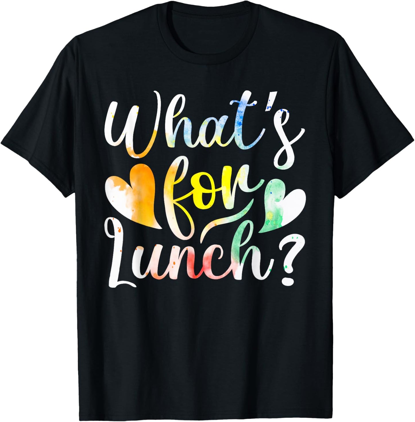 Lunch Lady What's for Lunch School Cafeteria Crew Worker T-Shirt - T-Shirt | Black