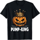 Pump King Couple Matching Halloween Outfits T-Shirt - T-Shirt | Black