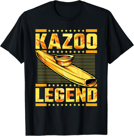 Kazoo Legend, Kazoo Player T-Shirt - T-Shirt | Black