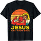 Jesus Has Your Back Jiu Jitsu Retro Christian Men Women Kids T-Shirt - T-Shirt | Black