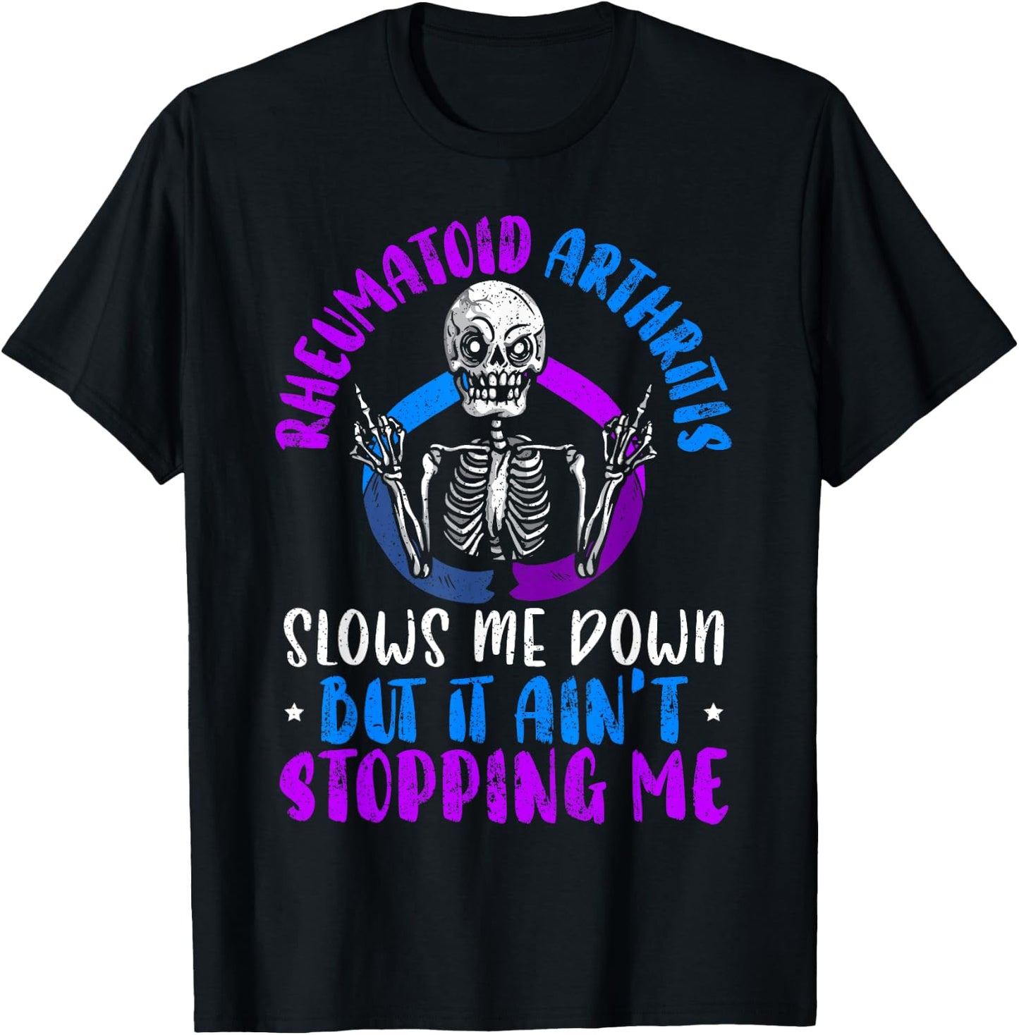 Rheumatoid Arthritis Warrior Autoimmune Disorder T-Shirt - T-Shirt | Black
