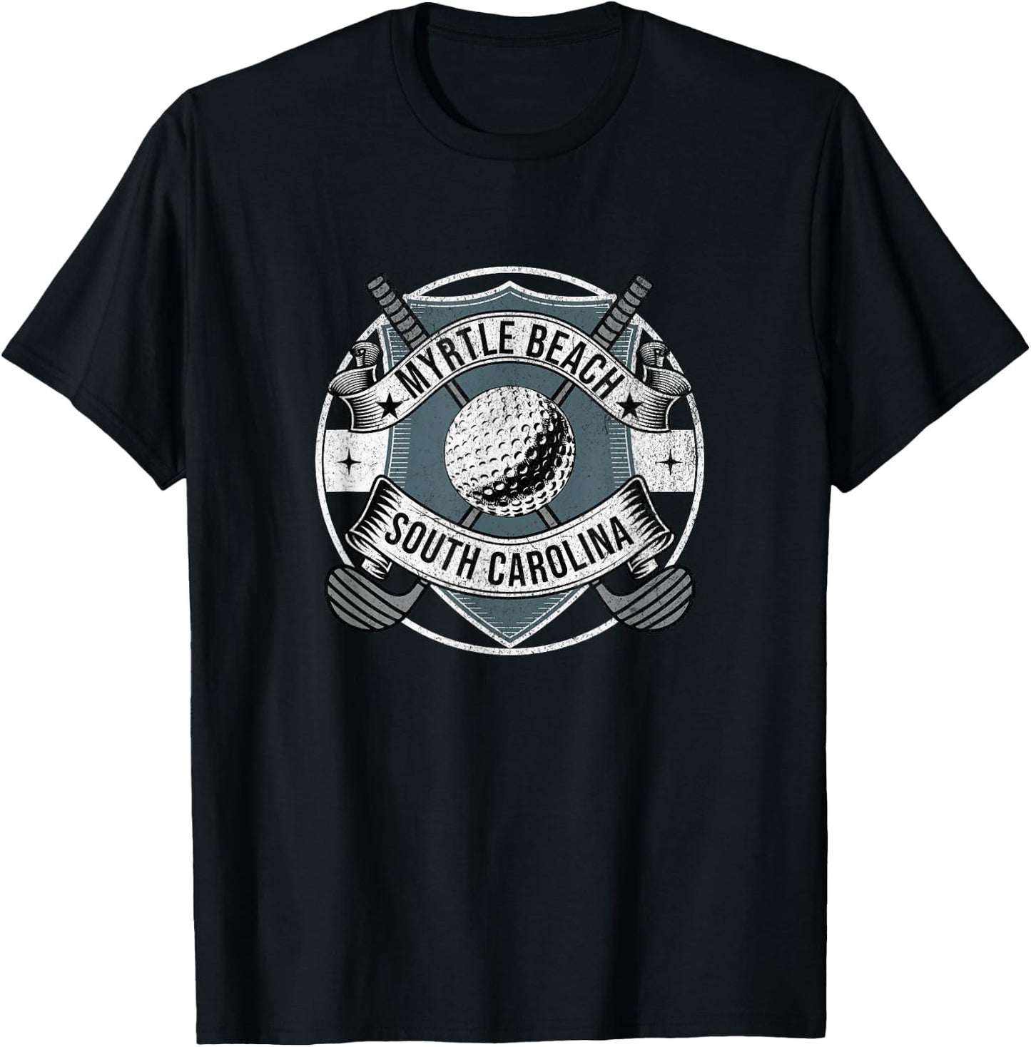 Myrtle Beach Golf T-Shirt - T-Shirt | Black