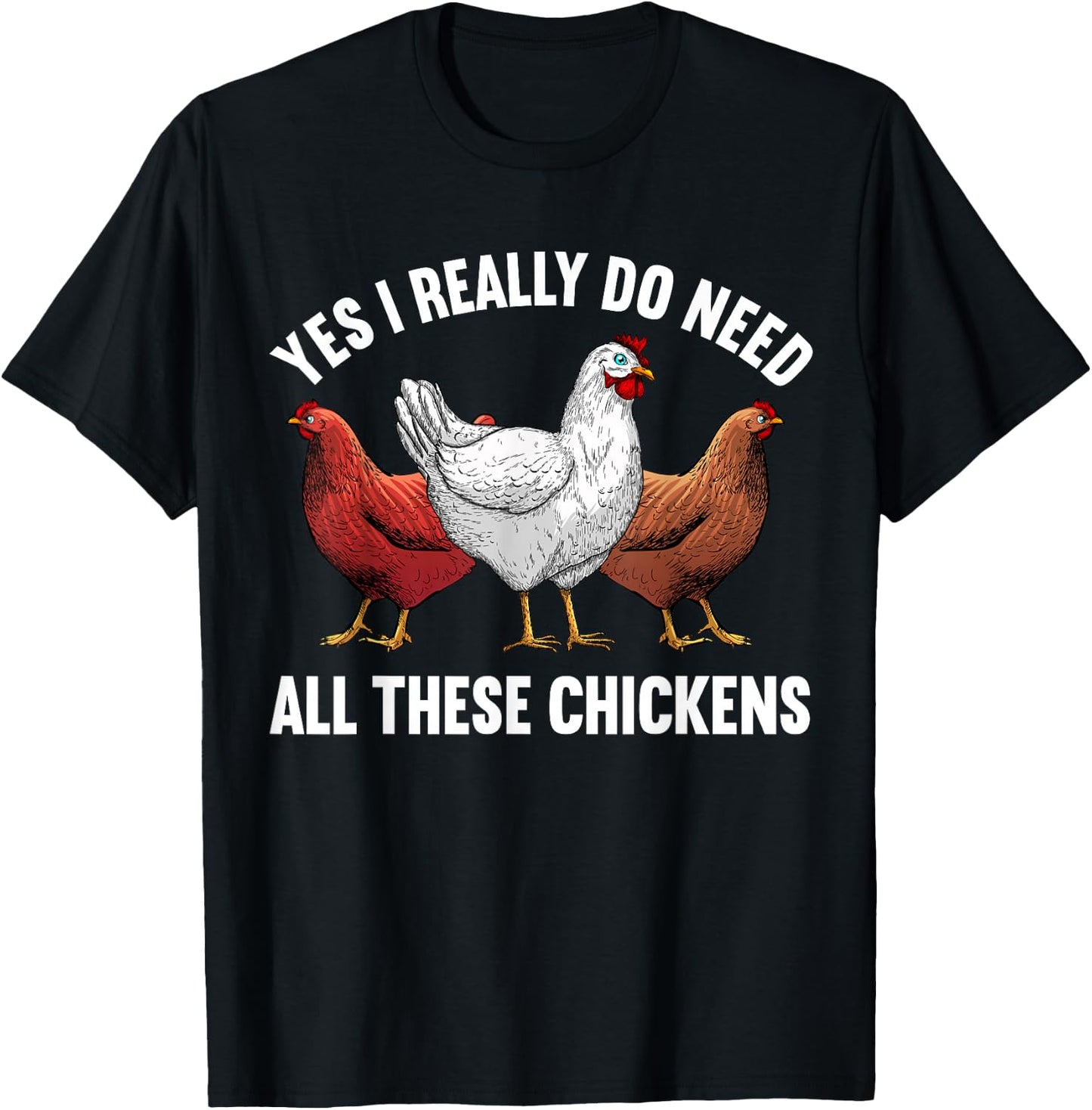 Cool Chicken Art Women Poultry Animal Chicken Farmer T-Shirt - T-Shirt | Black