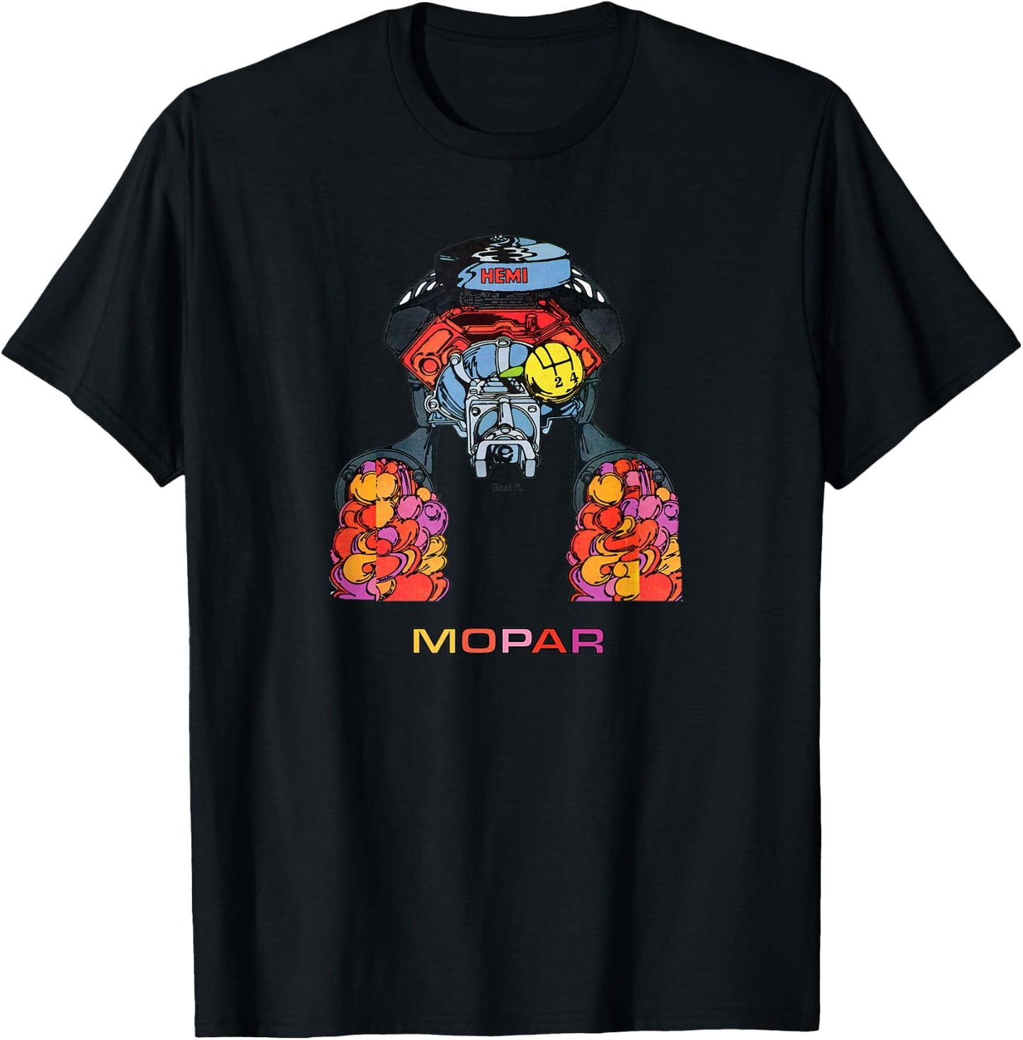 Mopar 426 Hemi Design T-Shirt - T-Shirt | Black