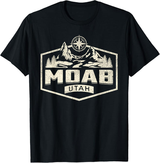 Moab Utah T-Shirt - T-Shirt | Black