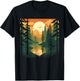 Forest Nature and Tree Men T-Shirt - T-Shirt | Black