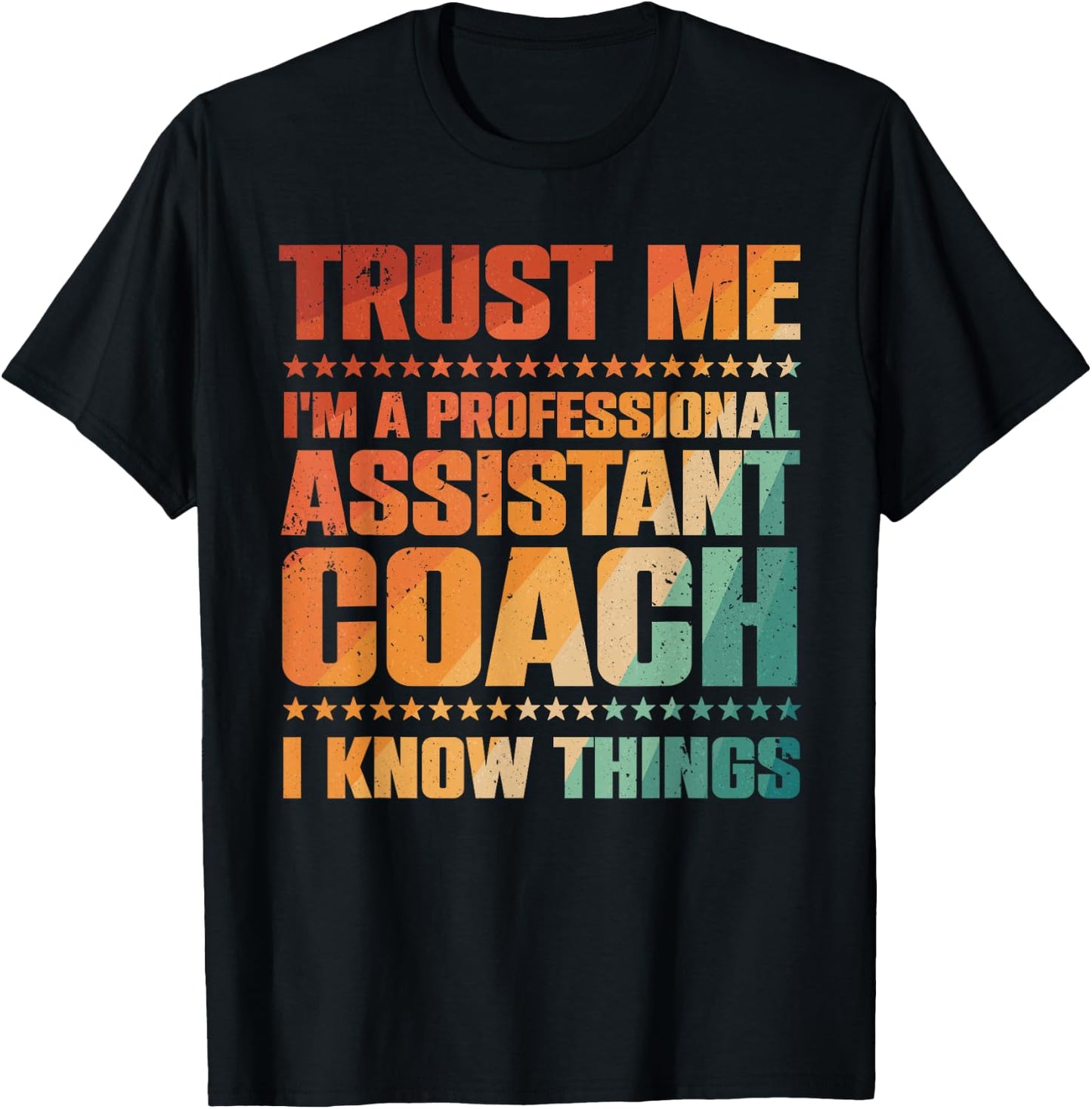 Cute Assistant Coach Women Softball Baseball Coaches T-Shirt - T-Shirt | Black