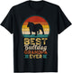 Best Bulldog Grandpa Ever, Father's Day, Grandfather Bulldog Men T-Shirt - T-Shirt | Black