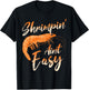 Shrimpin' Aint Easy Shrimp Food Fishing Shrimping Seafood T-Shirt - T-Shirt | Black