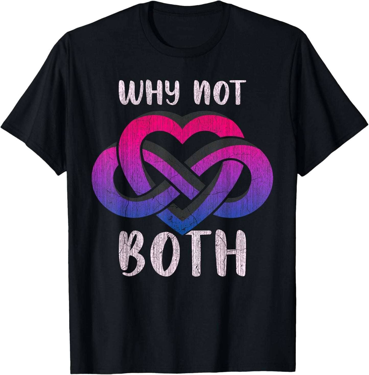 Bi Polyamory, Polyamory Symbol, Bisexual Colours T-Shirt - T-Shirt | Black