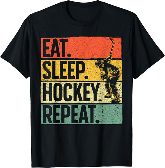 Cute Ice Hockey Women Hockey Lover Goalie Sports T-Shirt - T-Shirt | Black