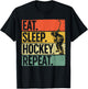 Cute Ice Hockey Women Hockey Lover Goalie Sports T-Shirt - T-Shirt | Black
