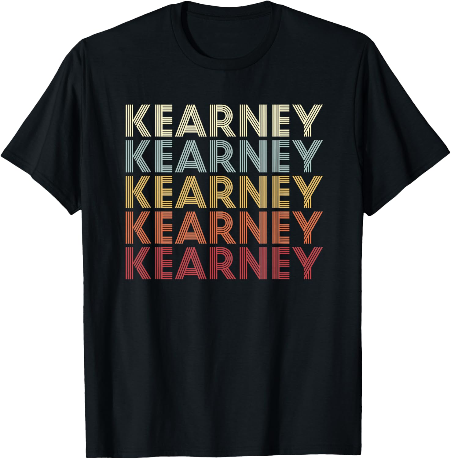 Kearney Missouri Kearney MO Retro Vintage Text T-Shirt - T-Shirt | Black