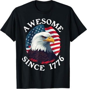 America 250th Anniversary 2026 Since 1776 USA July 4th Party T-Shirt - T-Shirt | Black