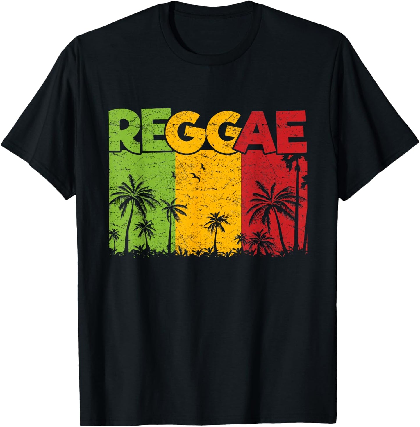Reggae Rastafari Rasta Jamaica Reggae Music T-Shirt - T-Shirt | Black