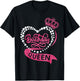 Birthday Queen Squad It's My Birthday Girls Women Matching T-Shirt - T-Shirt | Black