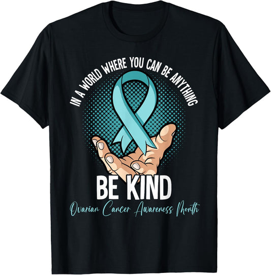 Ovarian Cancer Awareness Month T-Shirt - T-Shirt | Black