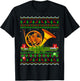 French Horn Musical Xmas Sweater Ugly French Horn Christmas T-Shirt - T-Shirt | Black